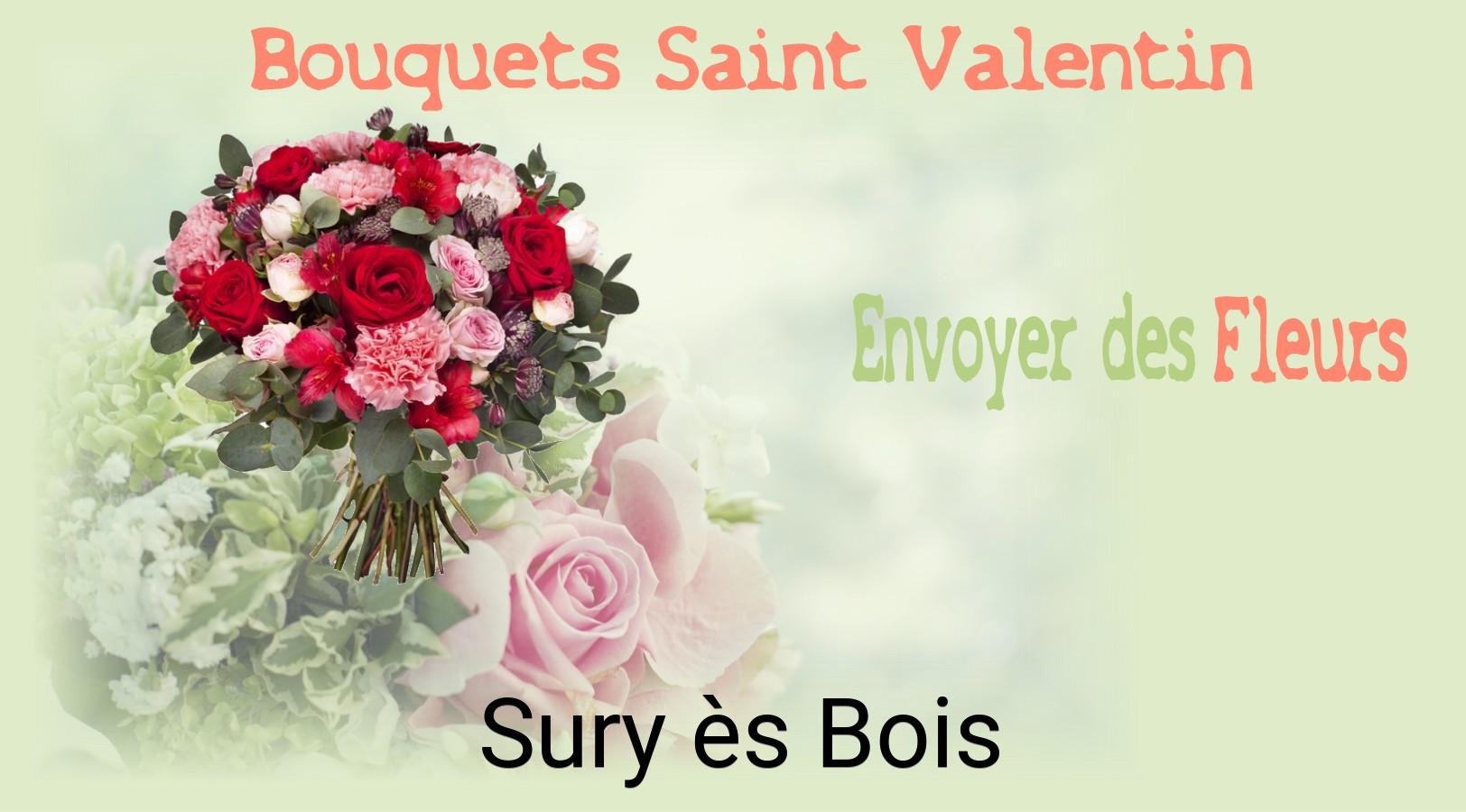 Roses de Saint-Valentin livrées à Sury-ès-Bois